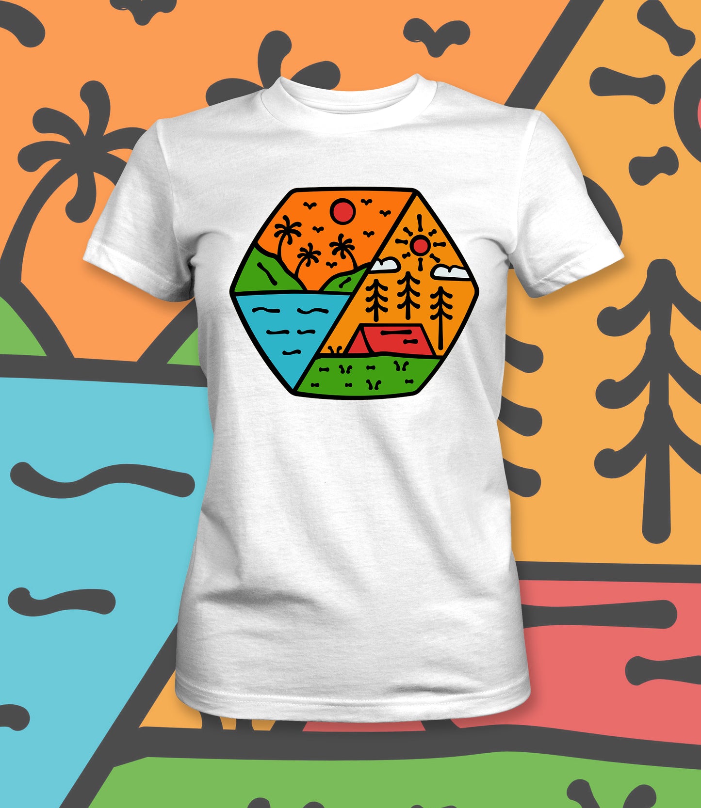 Ilustrovana Priroda Bela Majica - Akcija š„