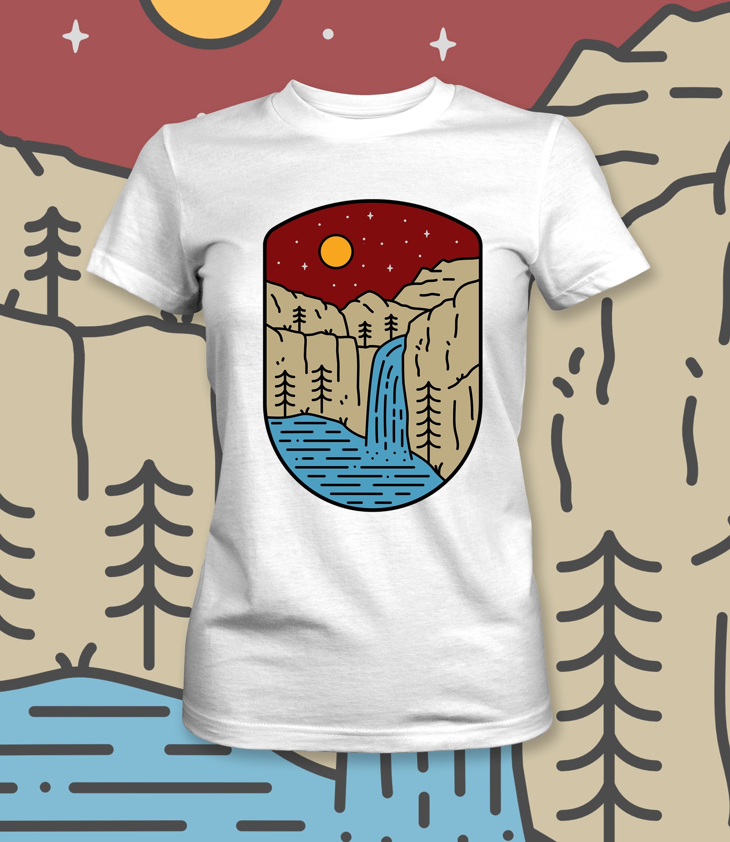 Vodopad 02 Bela Majica - Akcija š„