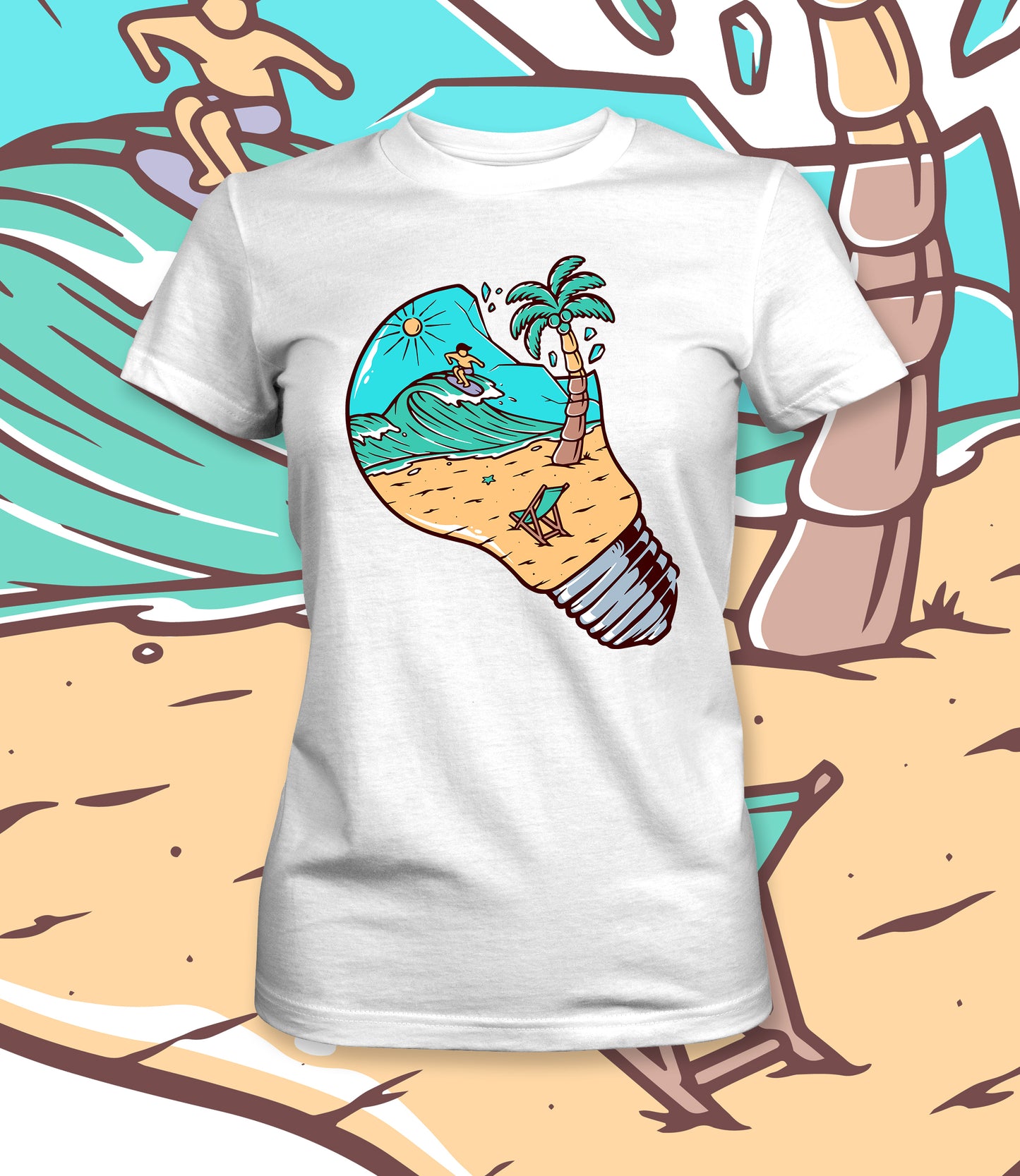 Surfer Bela Majica - Akcija š„