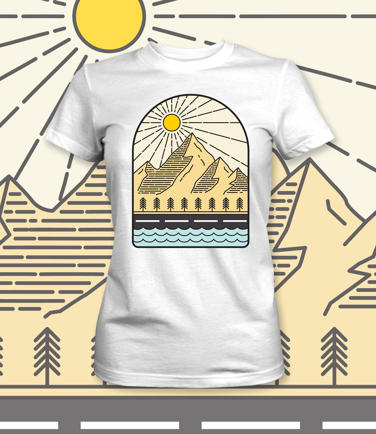 Sunčan Dan Bela Majica - Akcija 🔥