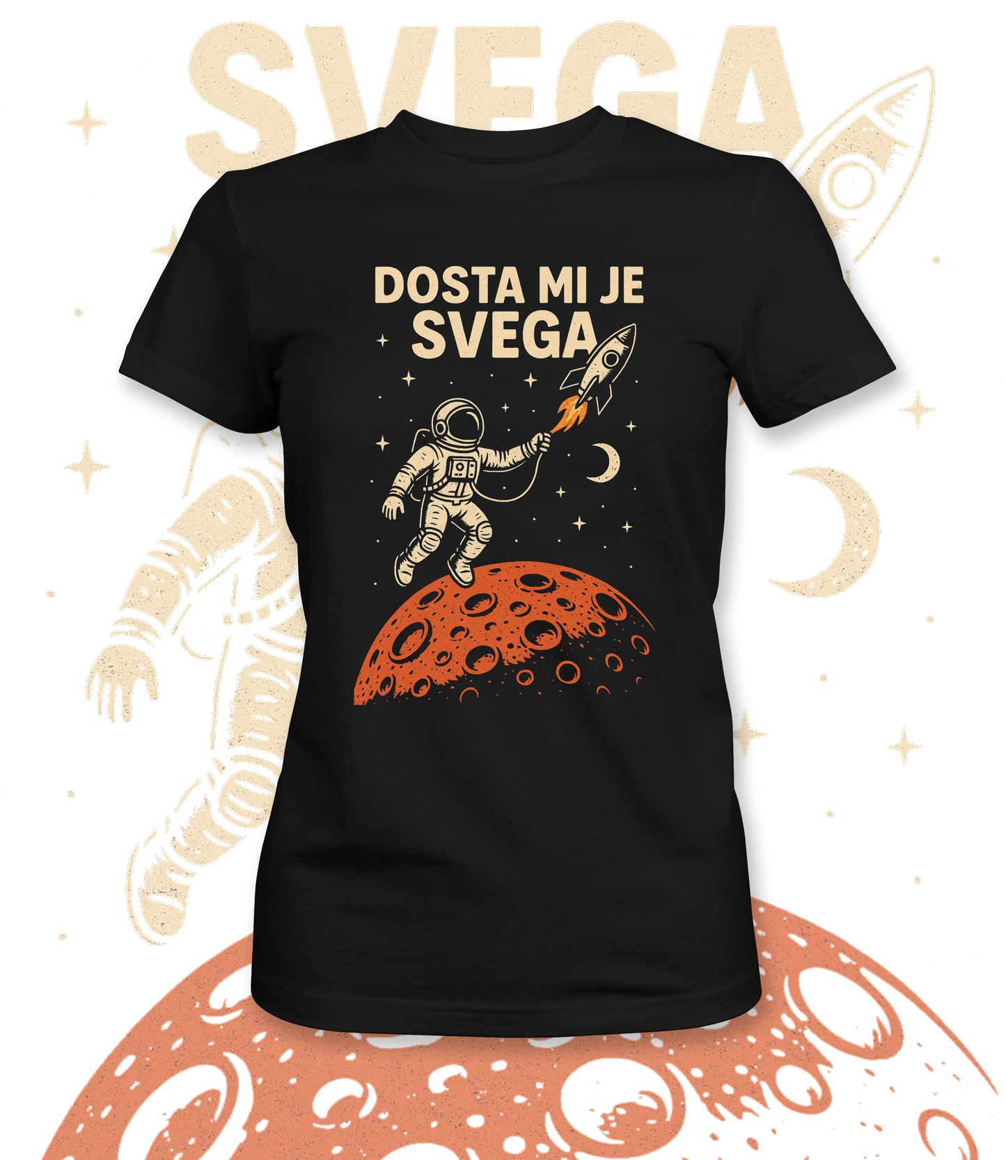 Dosta mi je svega - ženska majica