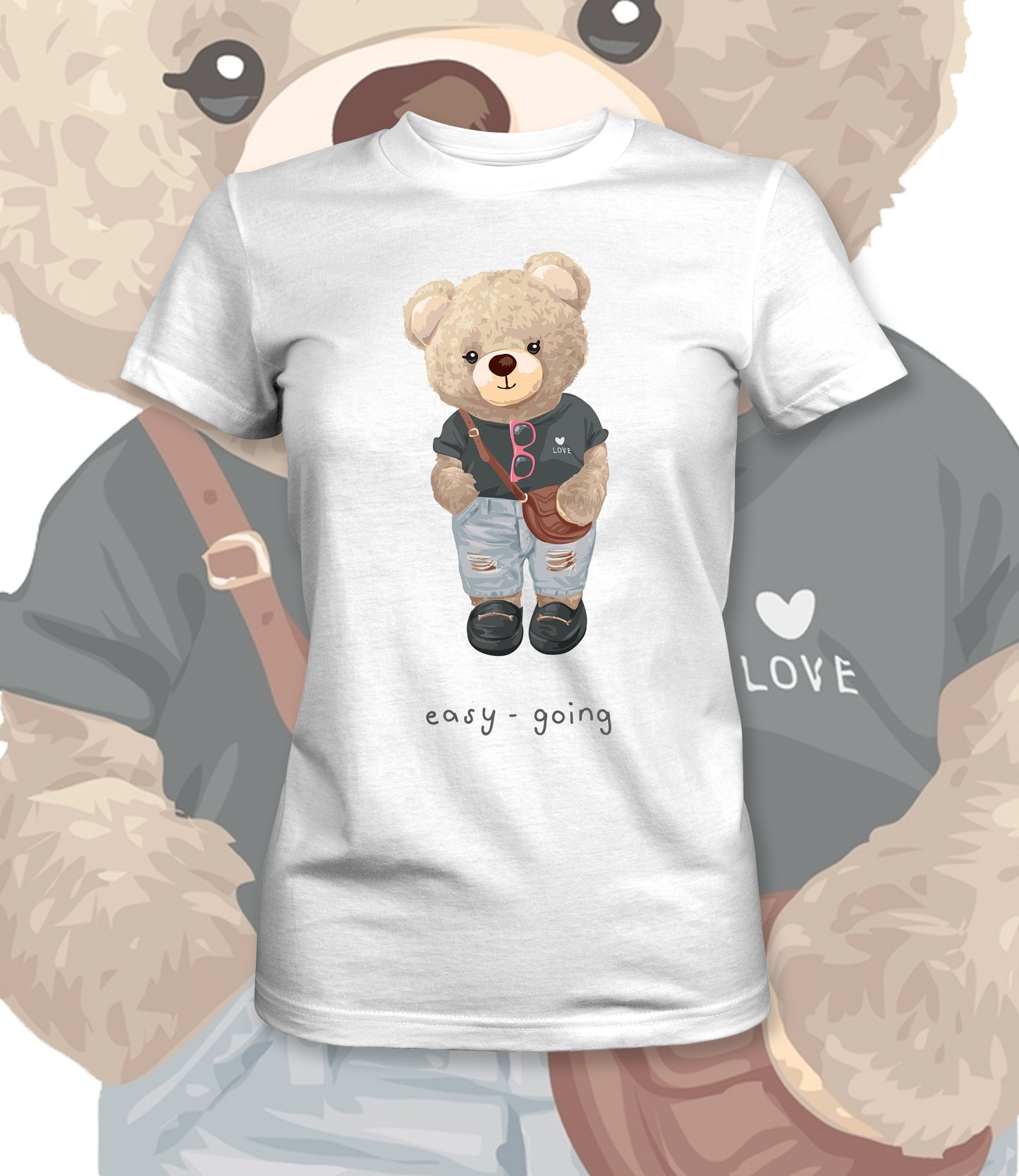 Easy going Bela Majica - Akcija 🔥