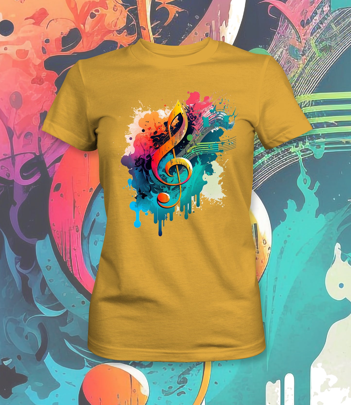 Violinski ključ - ženska majica