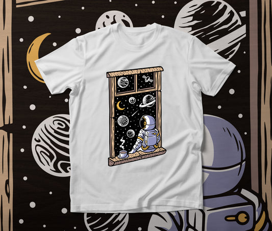 Astronomski Pogled Bela Majica - Akcija 🔥