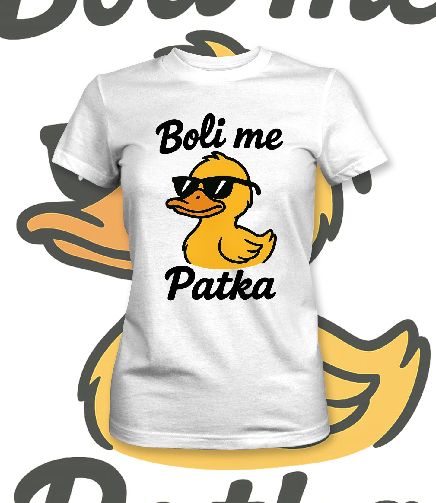 Boli me patka Bela Majica - Akcija 🔥