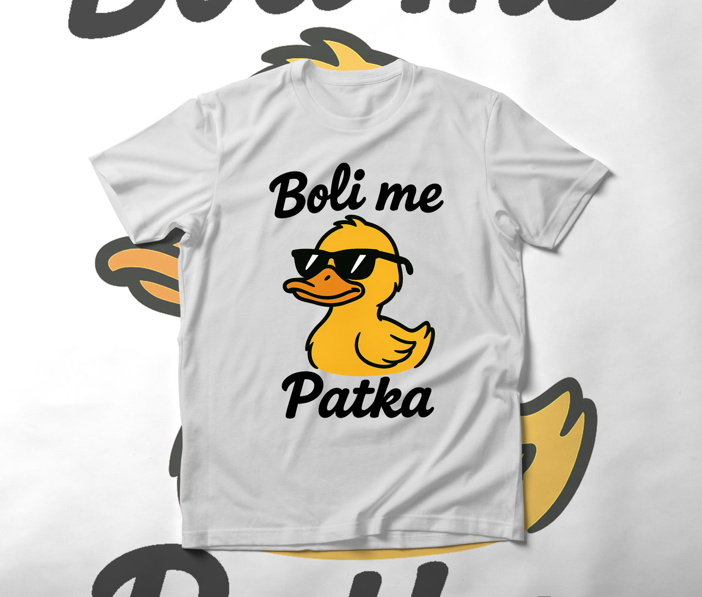 Boli me patka Bela Majica - Akcija 🔥