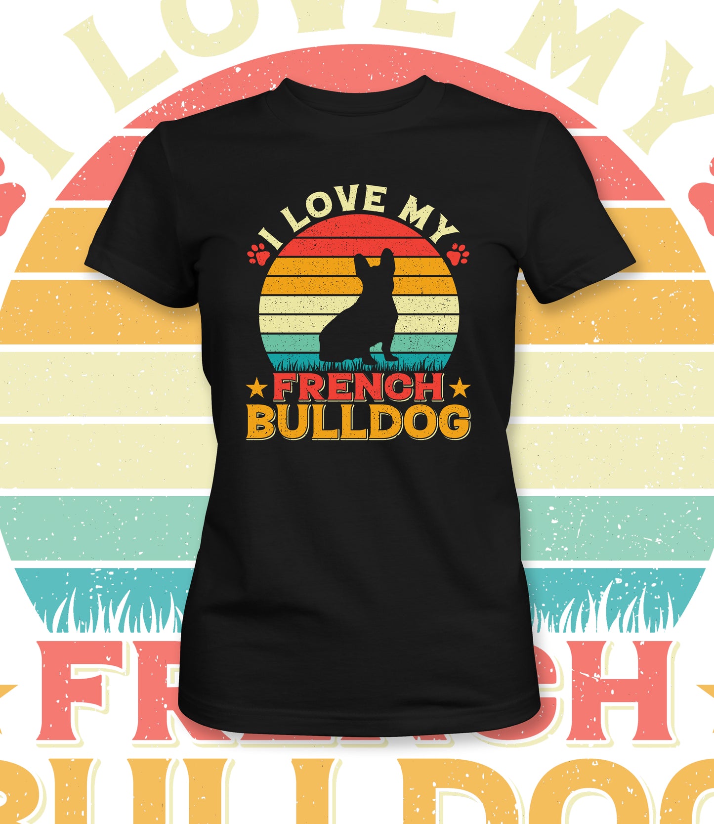 Bulldog - ženska majica