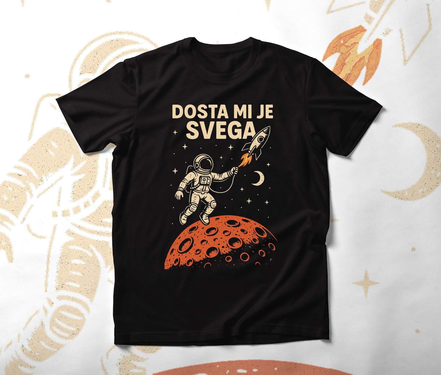 Dosta mi je svega - muška majica