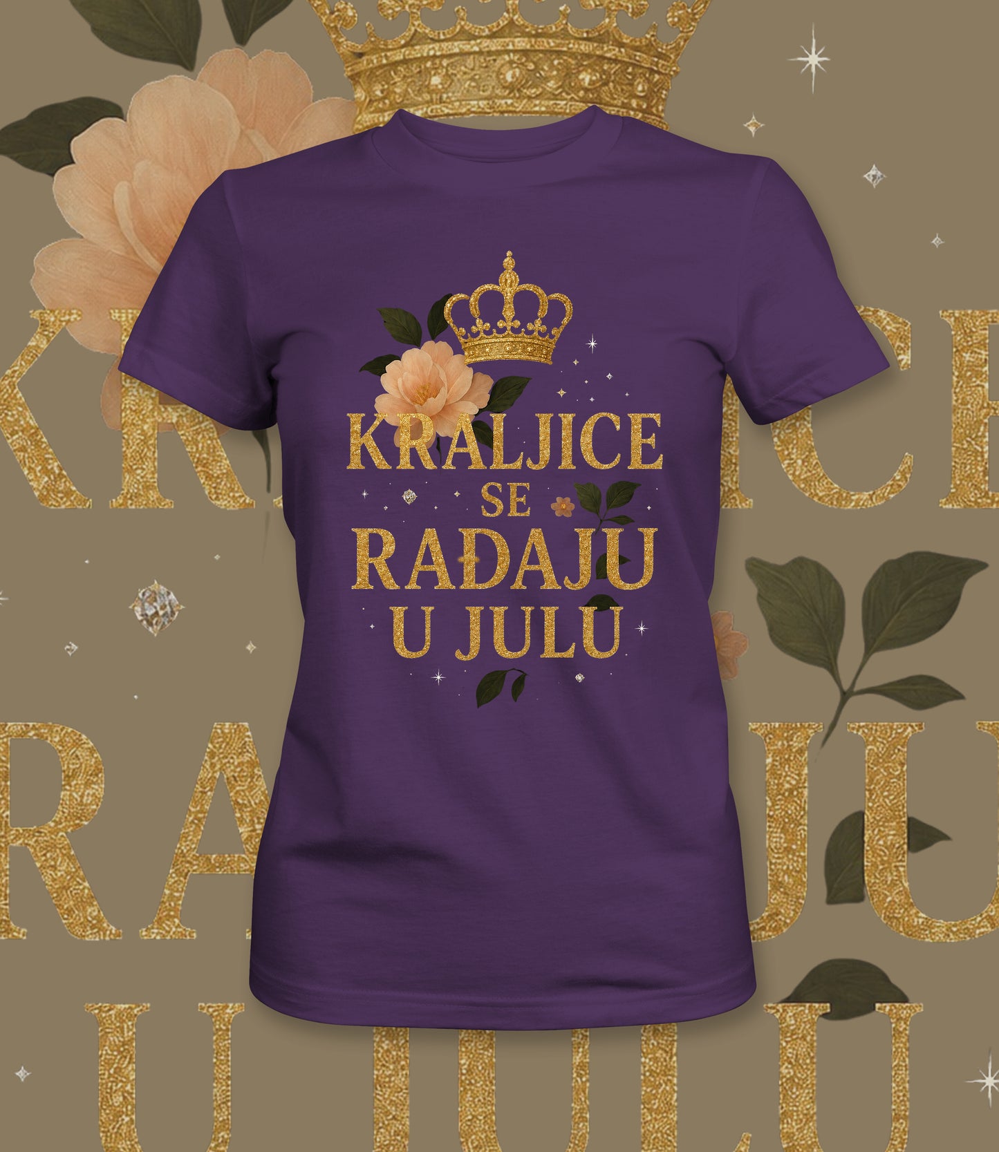 Kraljice se rađaju u julu - ženska majica