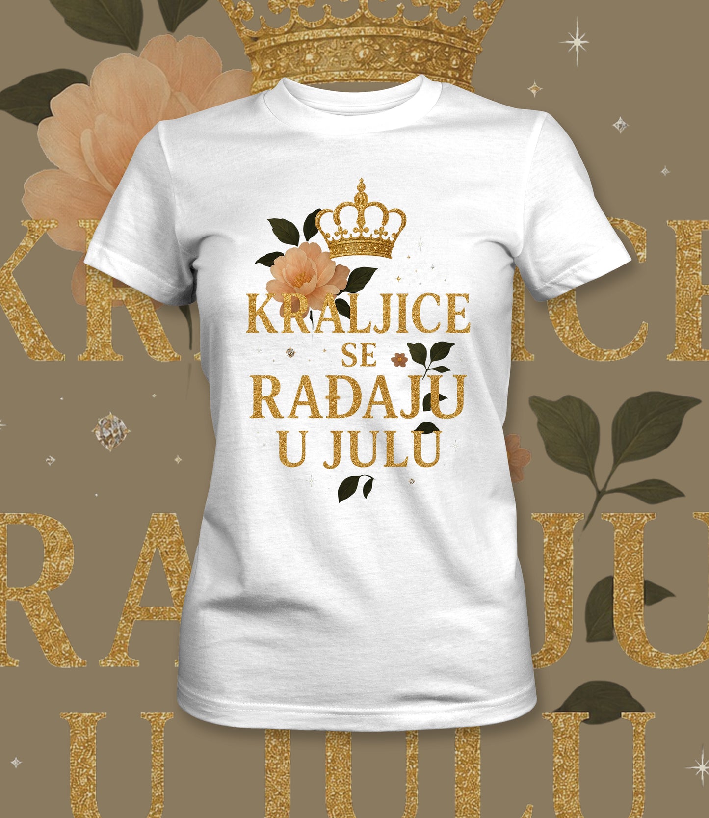 Kraljice se rađaju u julu - ženska majica