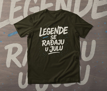 Legende se rađaju u julu - muška majica