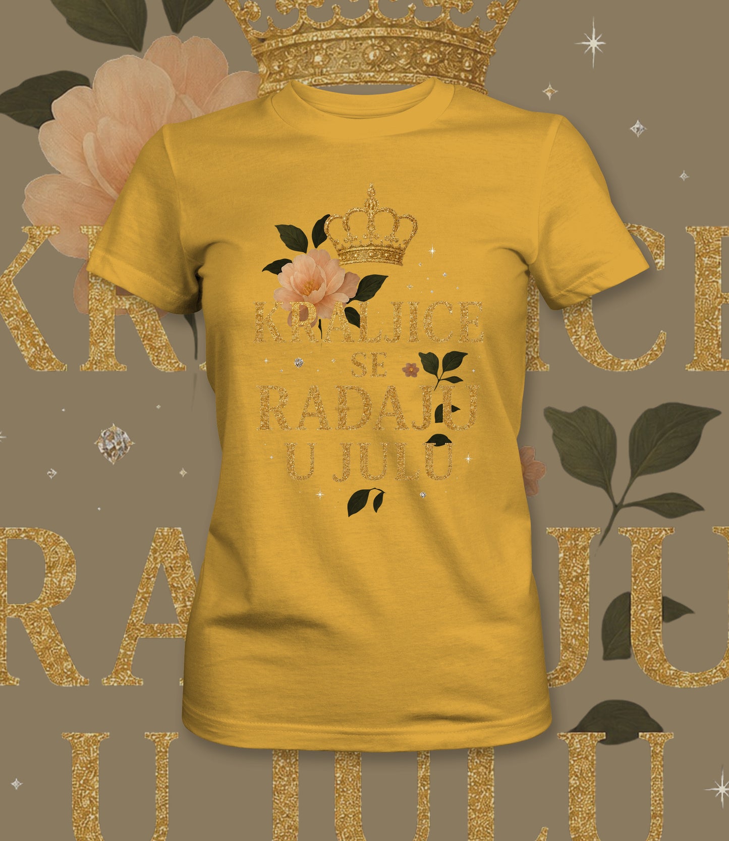 Kraljice se rađaju u julu - ženska majica
