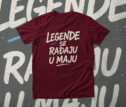 Legende se rađaju u maju - muška majica