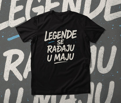 Legende se rađaju u maju - muška majica