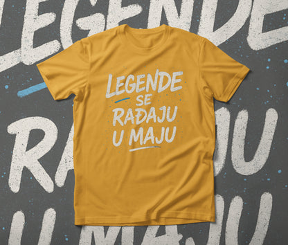 Legende se rađaju u maju - muška majica