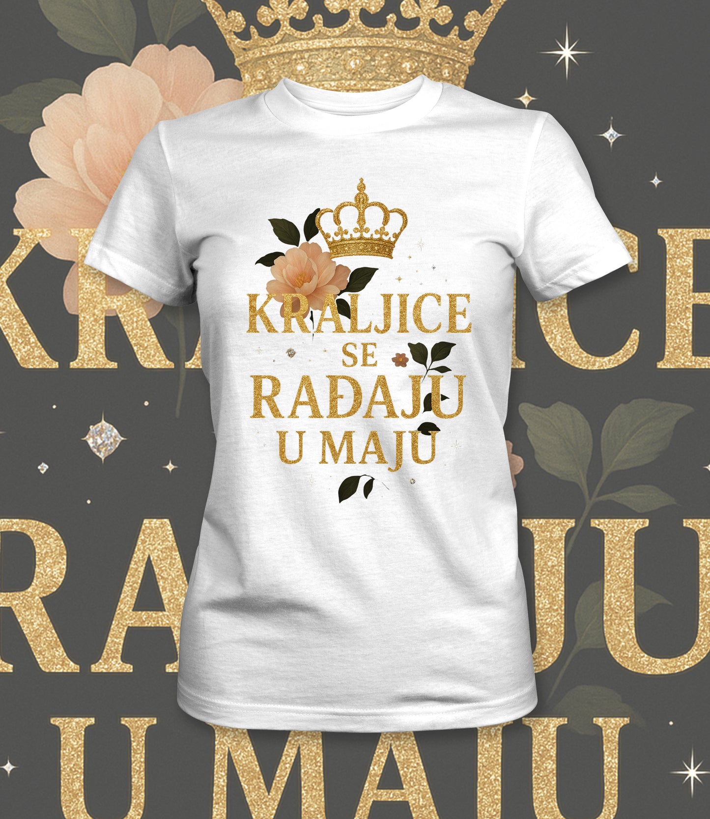 Kraljice se rađaju u maju - ženska majica