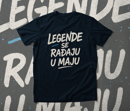 Legende se rađaju u maju - muška majica