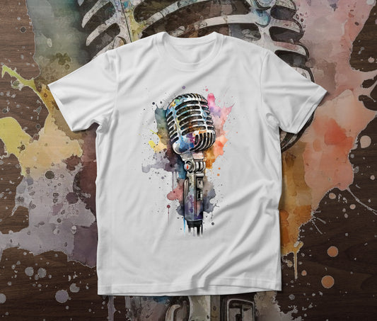 Mikrofon Bela Majica - Akcija 🔥