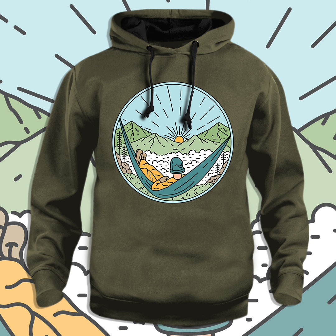 Pogled s ljuljaške - dukserica