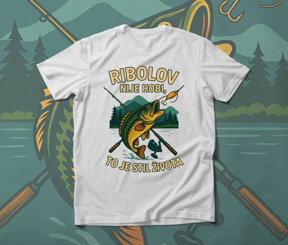 Ribolov - muška majica