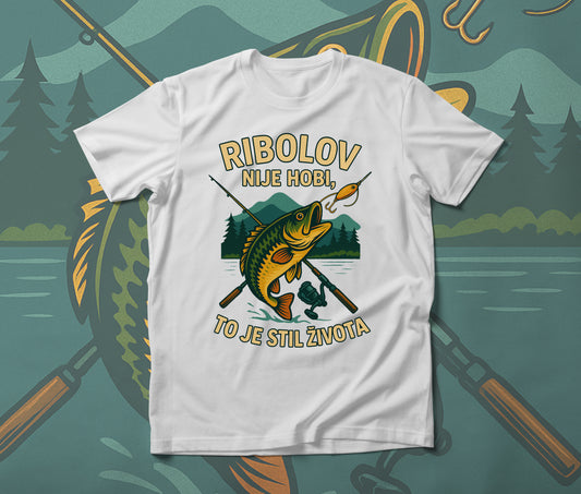 Ribolov Bela Majica - Akcija 🔥