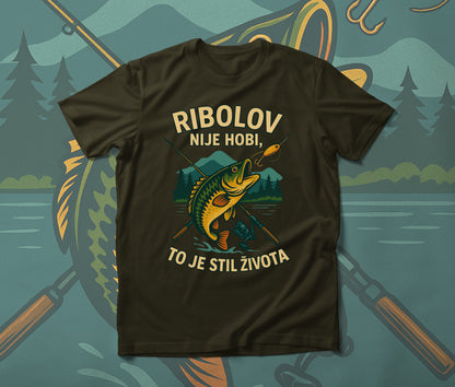 Ribolov - muška majica